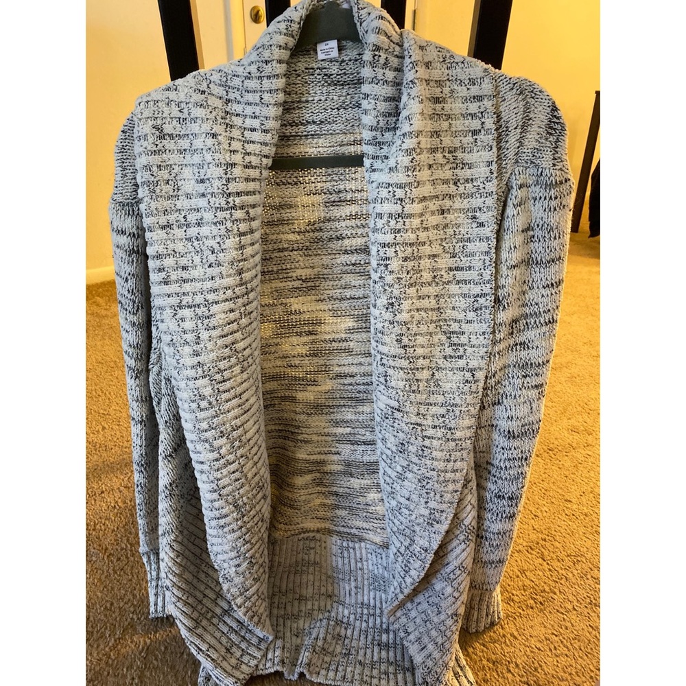 White and Black Sweater